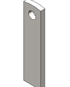 Arm crank of cleaning trough - domestic production